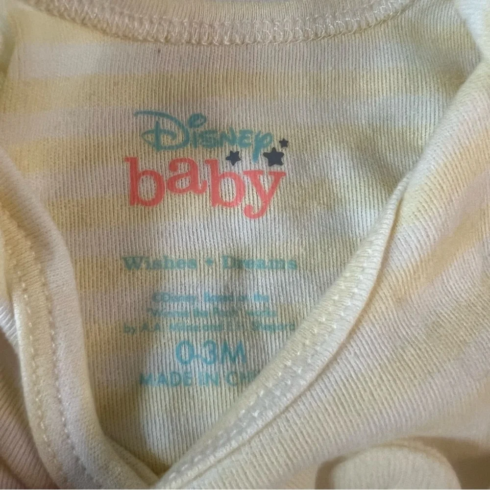Disney Baby Tutu Onesie Dress Bundle Winnie the Pooh & Stitch Tulle 0-6 Months